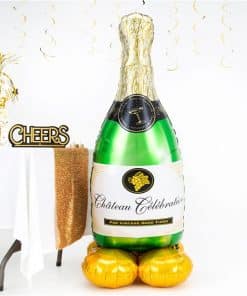 Alternative view of Bubbly Wine Bottle AirLoonz Balloon - 60"