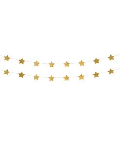 Gold Star Foil Garland