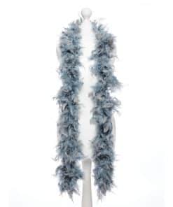 Alternative view of Silver Grey Feather Deluxe Boa - 1.8m