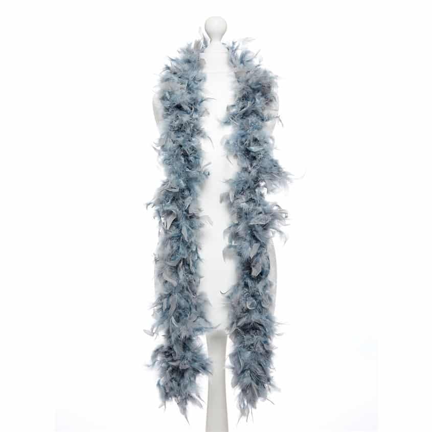 Grey Feather Boa & Costume Accessories - Next Day Delivery