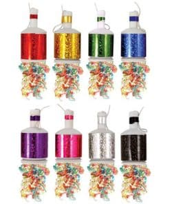 Bright Coloured Paper Party Poppers
