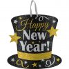 Metallic Glitter New Year Hanging Sign