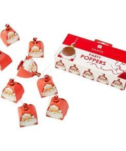 Father Christmas Santa Party Poppers