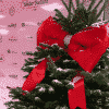 Large Red Christmas Padded Satin Garage & Tree Festive Bow
