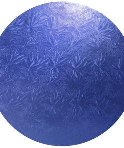 Blue Round Cake Board