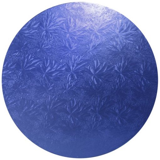 Blue Round Cake Board