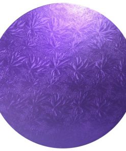 Purple Round Cake Board