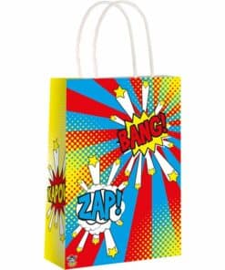 Comic Superhero Paper Bag