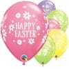 Easter Bunnies & Daisies Printed Latex Balloons