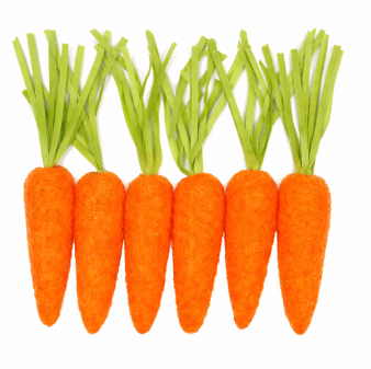 Easter Decorations Novelty Carrots