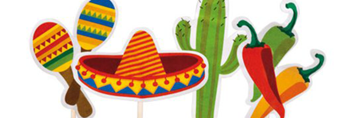 Mexican Fiesta Party Cocktail Picks