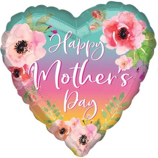 Flowers & Ombre Mother's Day Balloon