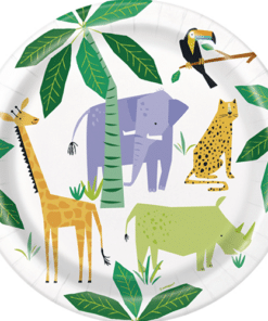 Get Wild Safari Party Paper Plates