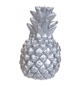 Metallic Pineapple Candle