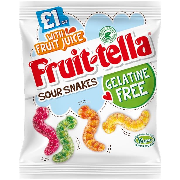 Vegan Fruitella Sour Snake Sweets