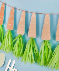 Carrot Tinsel Garland