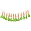 Carrot Tinsel Garland