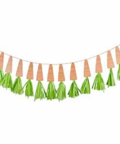 Carrot Tinsel Garland