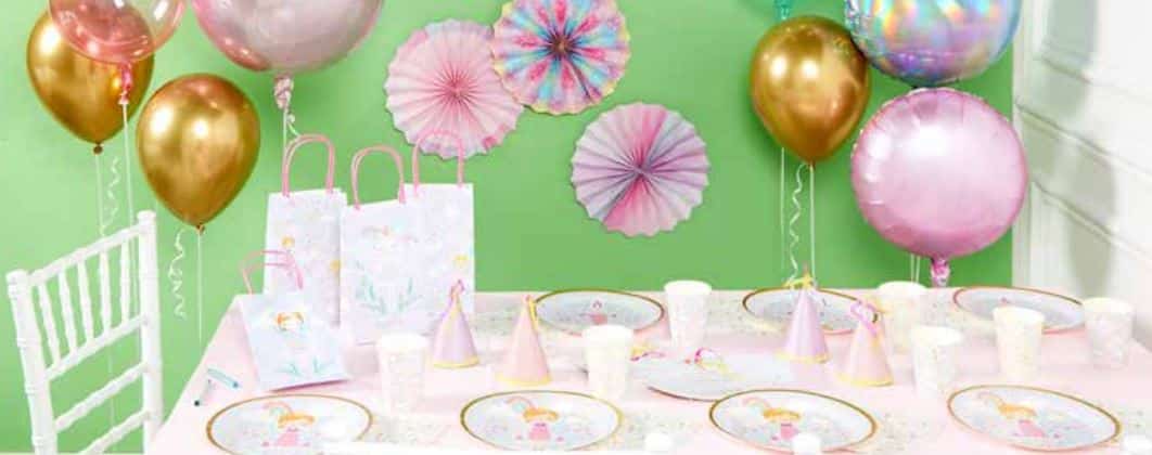 Fairy Princess Themed Party Decorations Cheapest online next day delivery