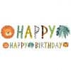 Get Wild Safari Party 'Happy Birthday' Banner