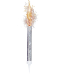 Silver Fountain Sparkler Candles