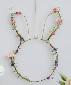 Spring Foliage Bunny Wreath