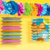 Summer Paper Lantern Garland Decoration