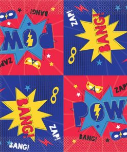 Superhero Party Paper Napkins