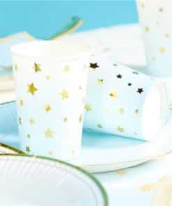 1st Birthday Blue Paper Cups