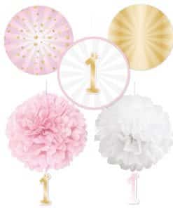 1st Birthday Pink Decorating Kit