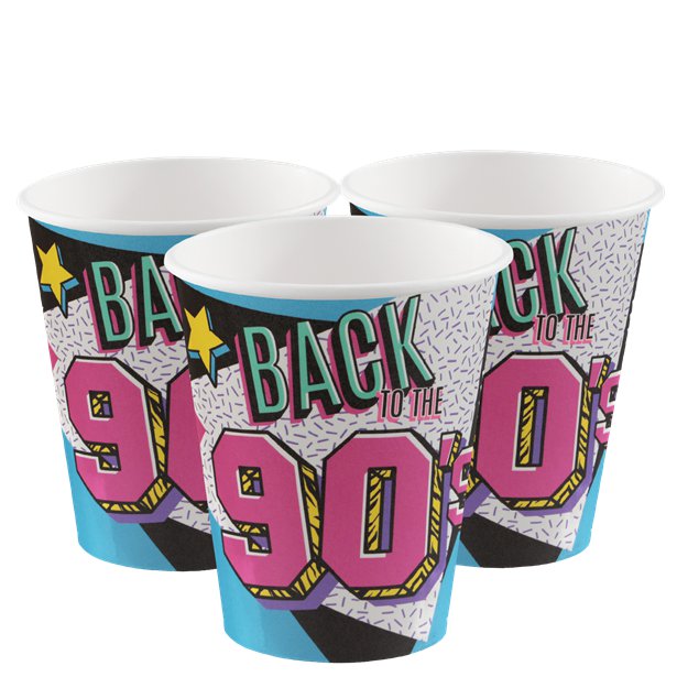 the 90s paper cup