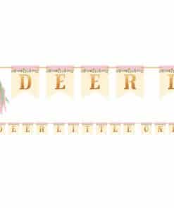 Deer Little One Banner with Tassels