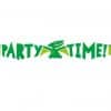 Dinosaur Party Time Banner