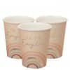 Happy Everything Natural Rainbow Birthday Party Cups