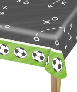 Football Kicker Party Plastic Tablecover