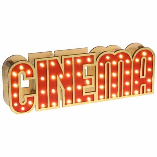 LED Cinema MDF Sign