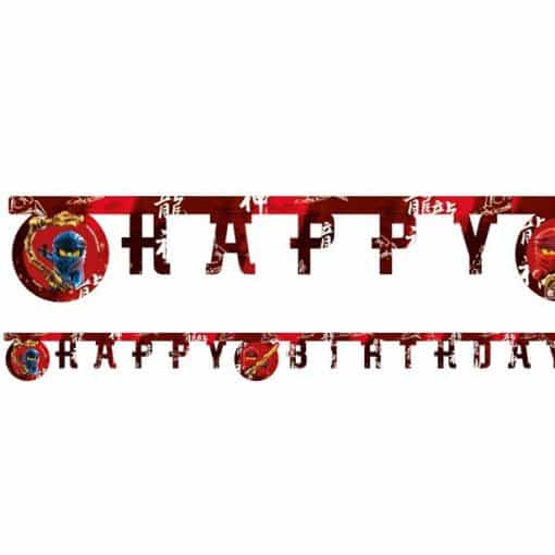Lego Ninjago 'Happy Birthday' Banner