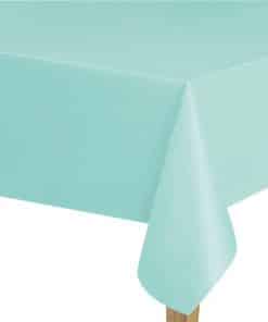 Mint Green Plastic Tablecover