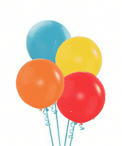 Multi Coloured Balloons