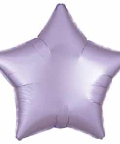 Pastel Lilac Star Satin Luxe Balloon