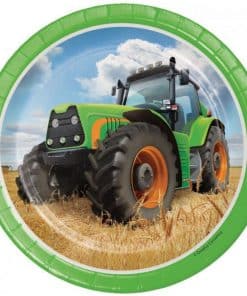 Tractor Time Party Paper Plates