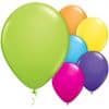 Assorted Tropical Colours Latex Balloons