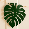 Palm Leaf Paper Banner Decoration