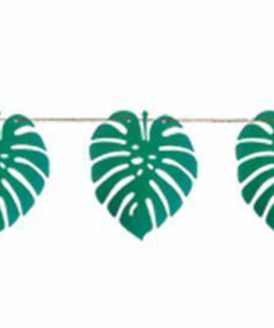 Palm Leaf Paper Banner Decoration