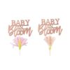 Baby In Bloom Cupcake Toppers