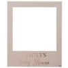 Baby In Bloom Customisable Floral Photo Prop Frame