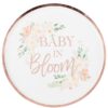 Baby In Bloom Floral Paper Plates, Cups & Napkins