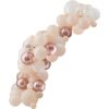 Baby In Bloom Peach & Rose Gold Balloon Arch