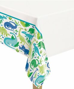 Dinosaur Party Plastic Tablecover