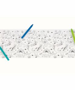 Dinosaur Colouring Roll & Crayons